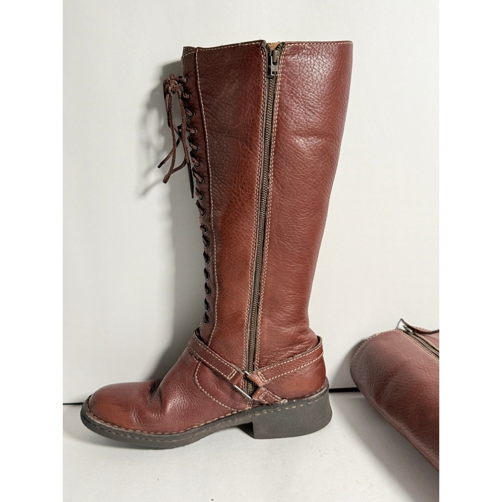 Born Womens Lace Up Riding Boot Equestrian Leather Southwestern Victorian Size 7 - Picture 2 of 10